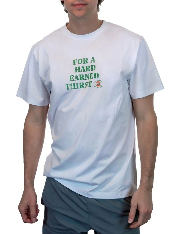 Hard Earned T-shirt in White