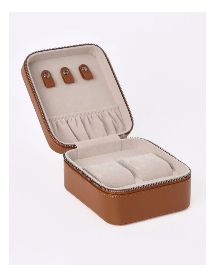 Watches Case Jewel Box in Brown