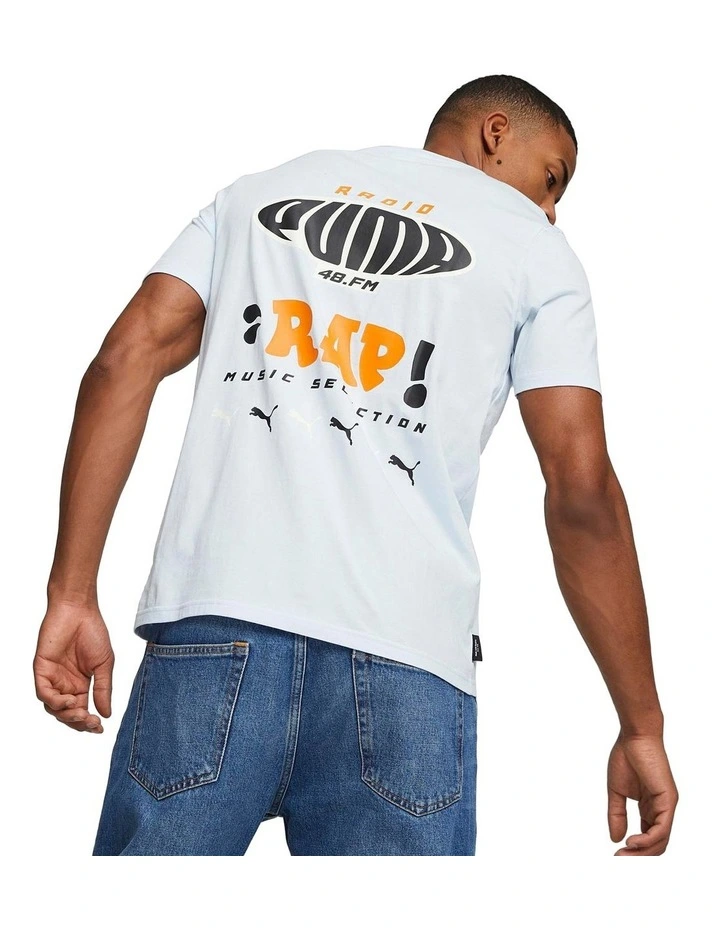 Graphics Puma Fm Tee in Icy Blue