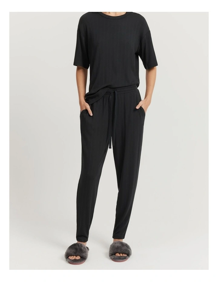 Pyjama Pant in Black