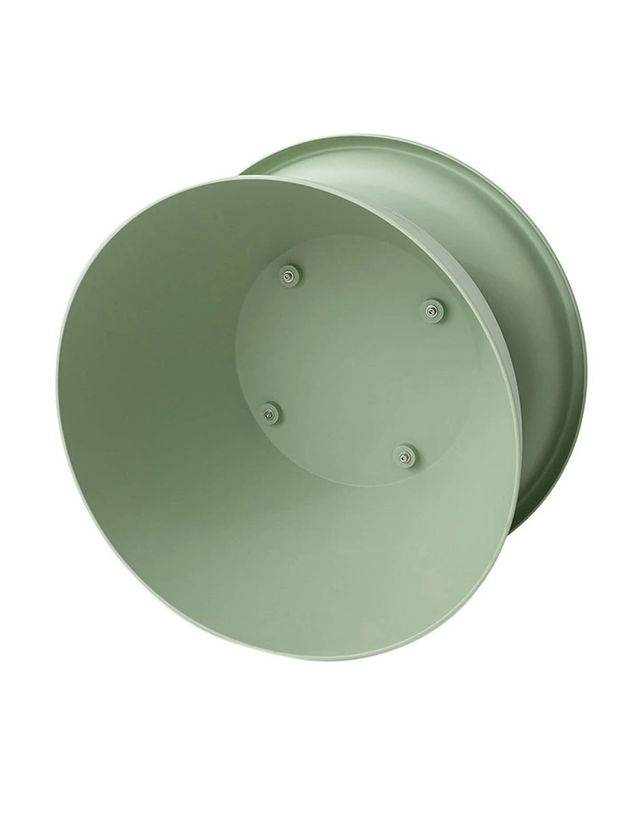 Round Plastic Coffee Table 71cm in Green