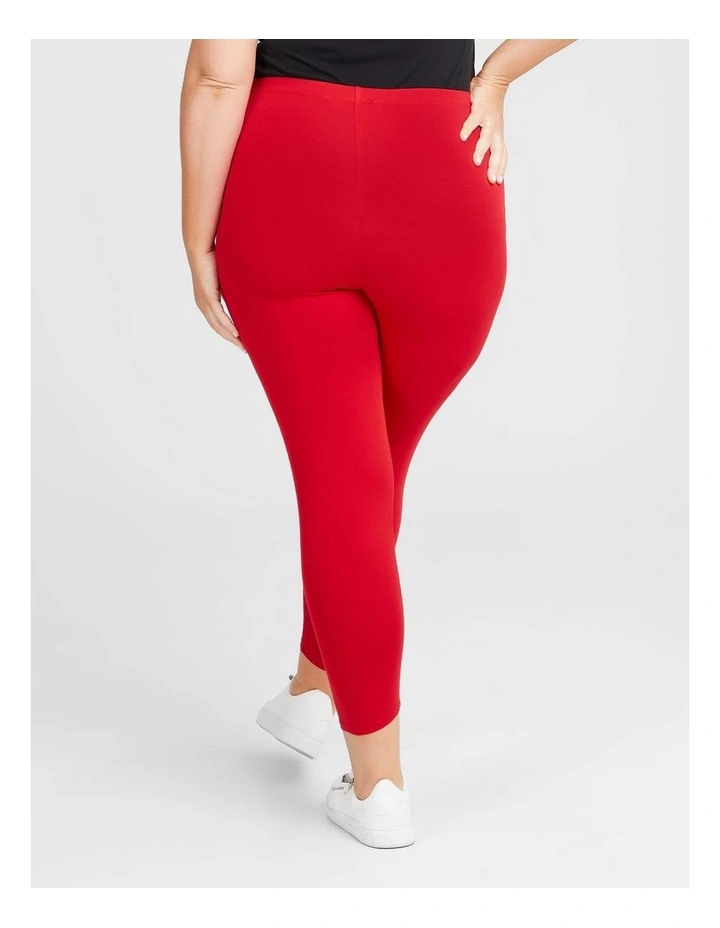 Bamboo Breezy 7/8 Legging Racing Red