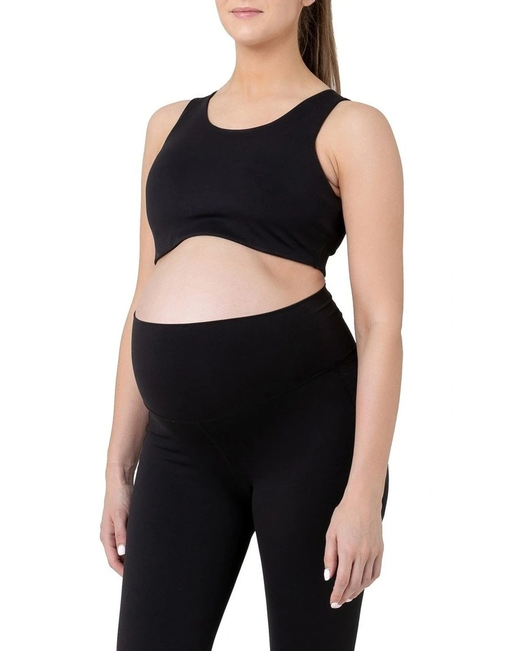 Tempo Crop Top in Black