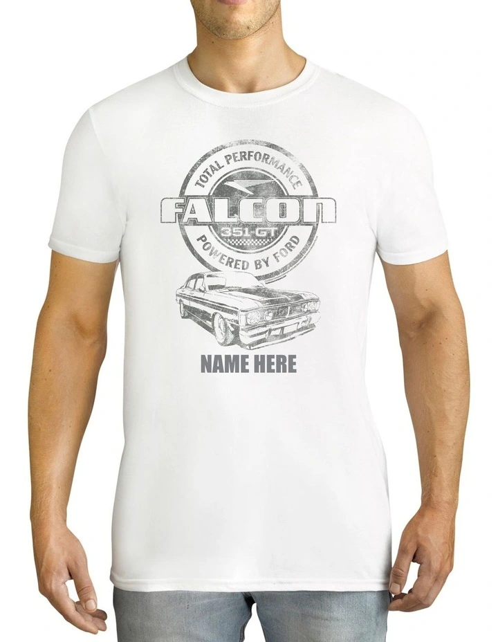 Men's Ford Falcon 351 GT Personalised Cotton T Shirt
