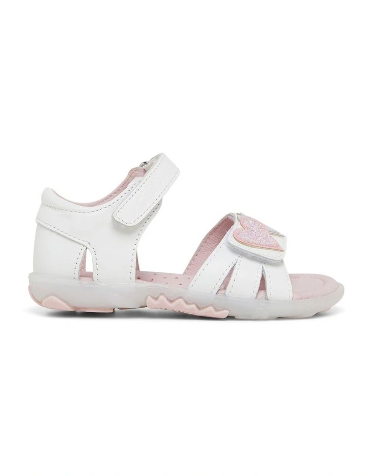 Sweetheart Sandals in White