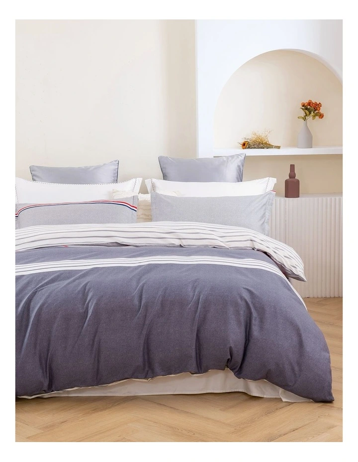 Cotton Reversible Quilt Cover Set in Tommy