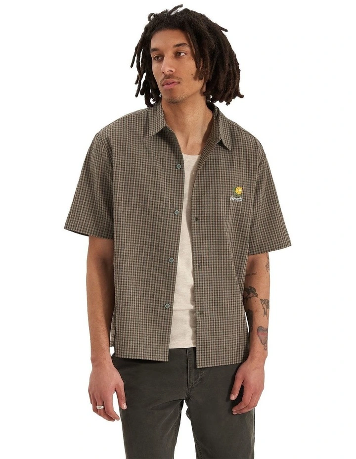 Watercolour Skate Shirt in Teal