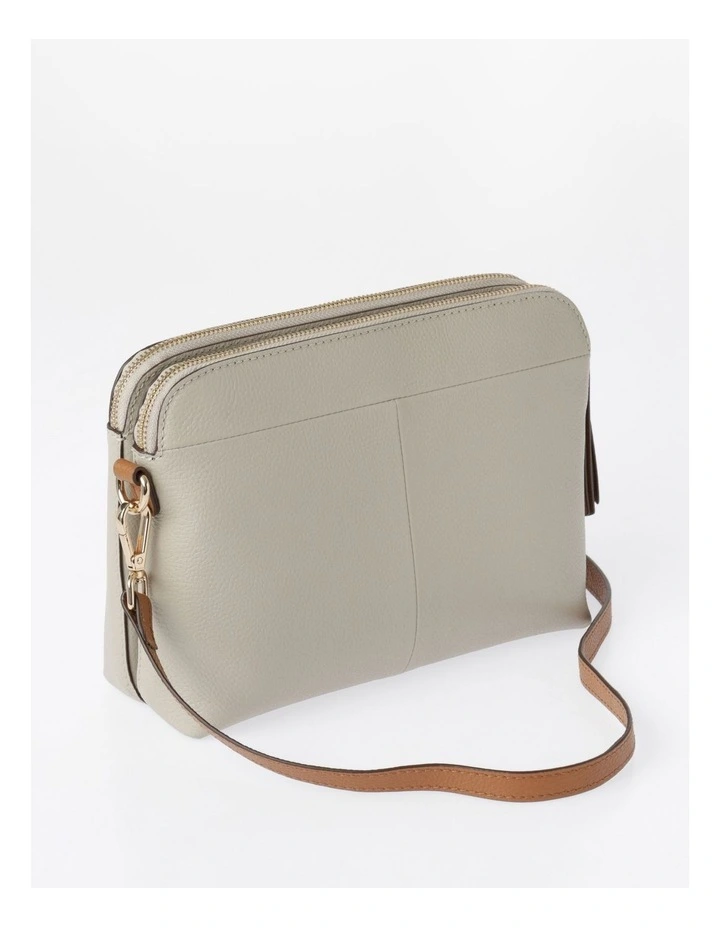 Segovia Stone Zip Top Crossbody Bag