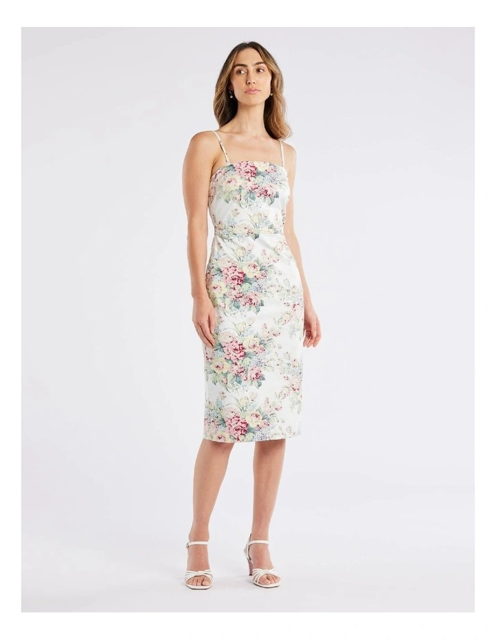 O'Hara Fitted Dress in Ivory