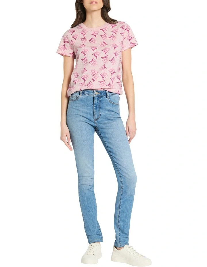 What A Drag-onfly! Tee in Pink Marle