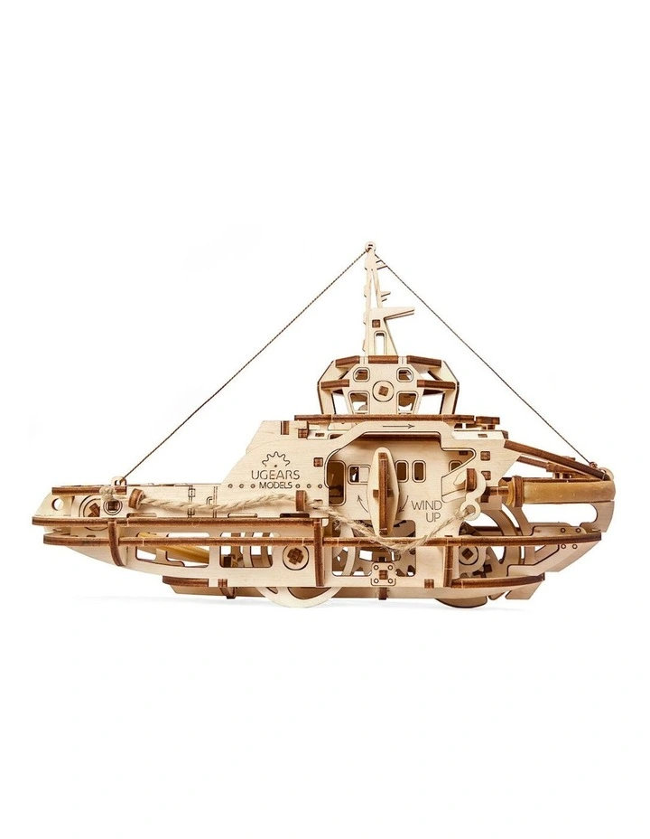 Tugboat 169 Piece Wooden 3D Puzzle Gift Set
