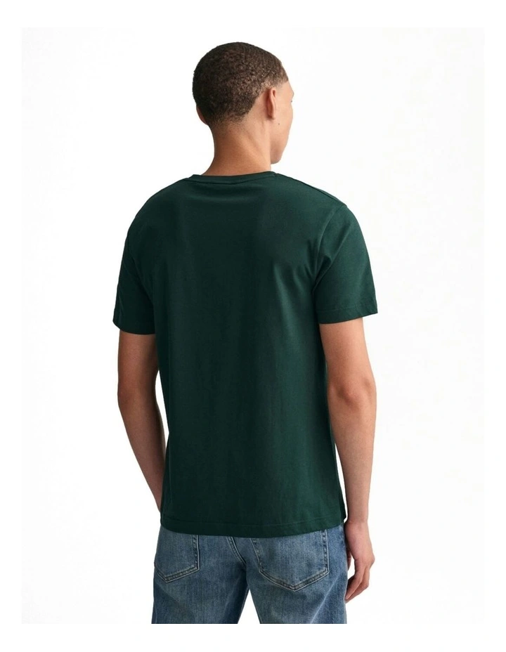 Archive Shield T-shirt in Tartan Green