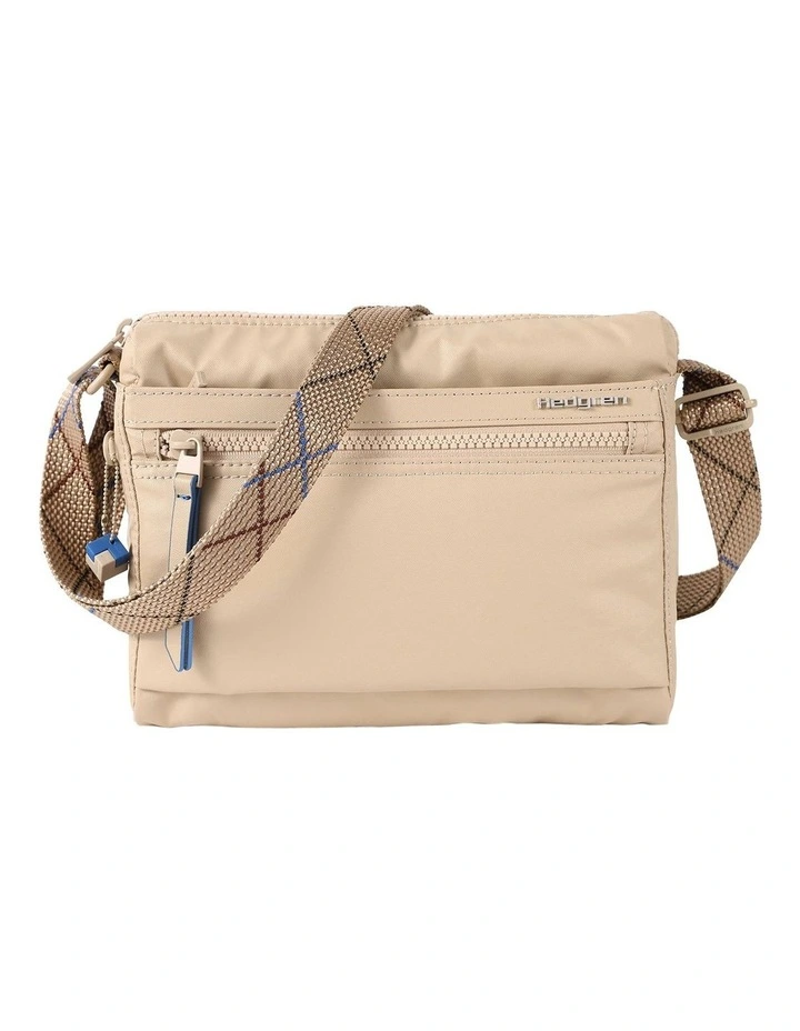 Eye Small RFID Crossbody Bag in Safari Beige