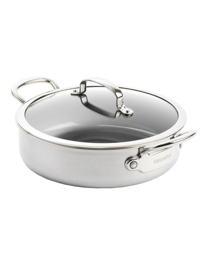 Premiere Covered Skillet 30cm in Stainless Steel