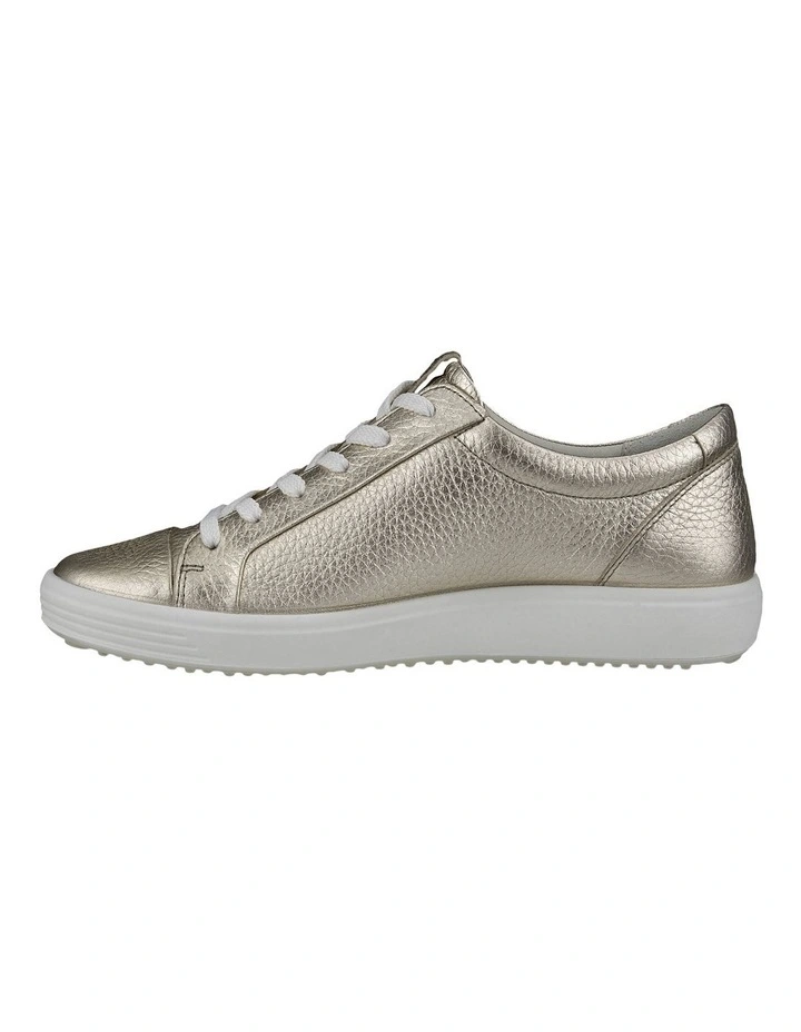 Soft 7 Leather Sneaker in Gold