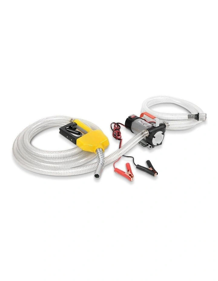 Diesel Pump 12V in White