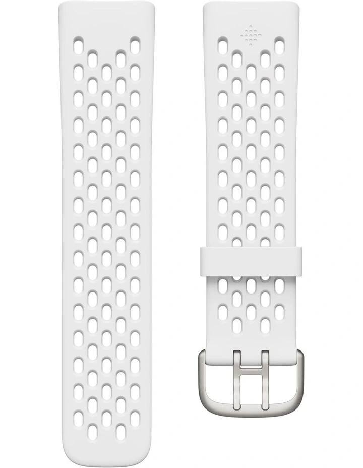 Charge 5 Sport Band Frost White Large