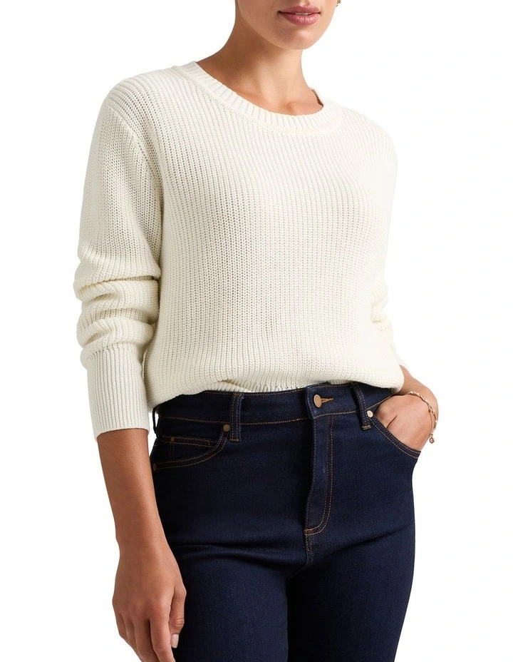Laurel Cotton Knit in White