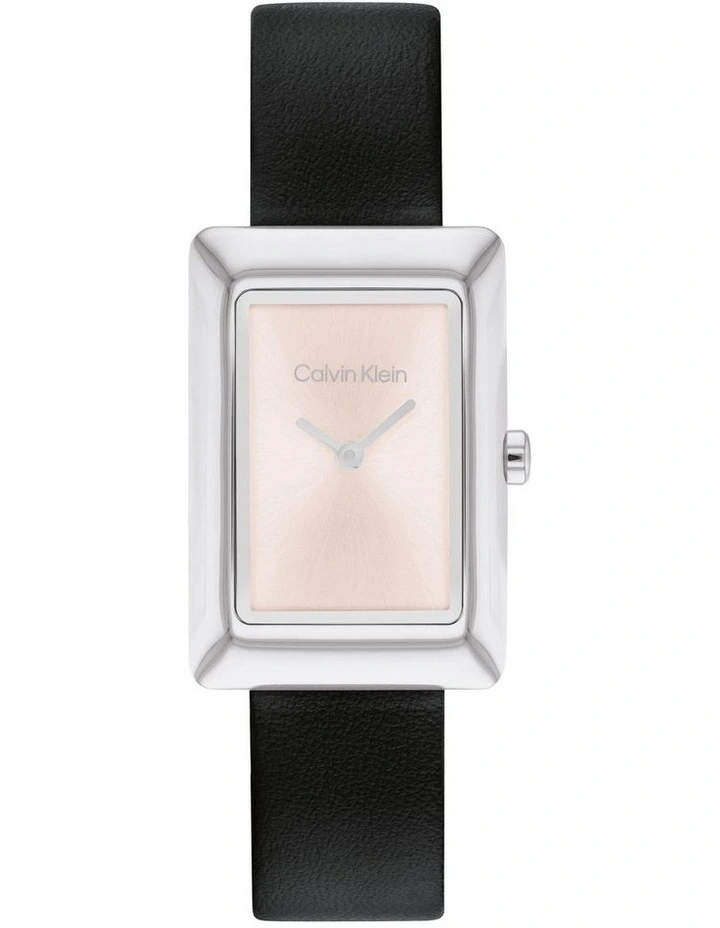 Stainless Steel Watch in Black