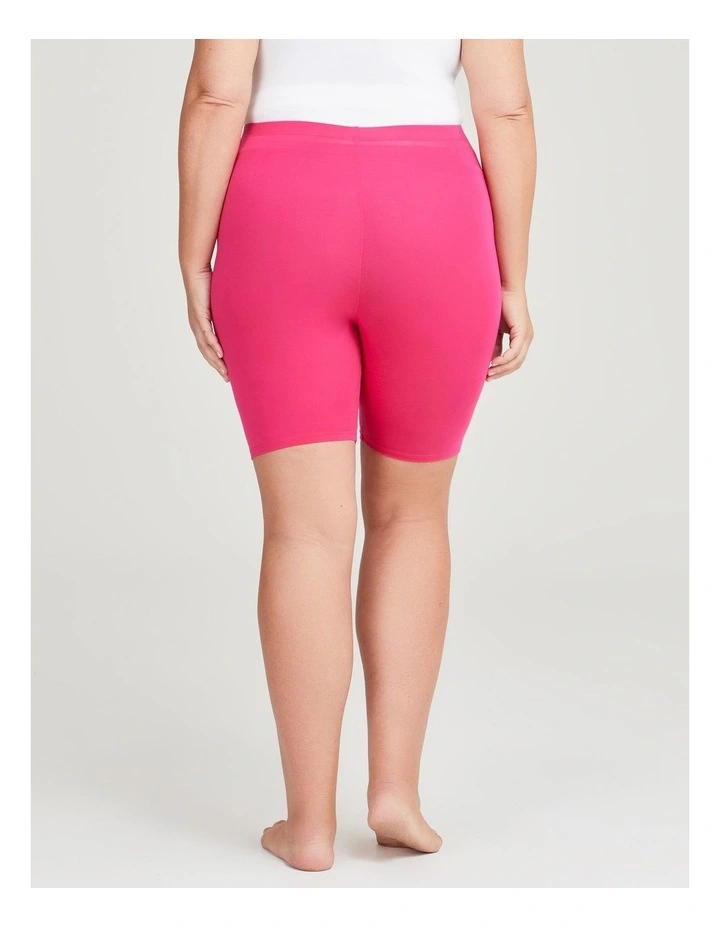 Bamboo Anti Chafe Crop Short in Candy Pink