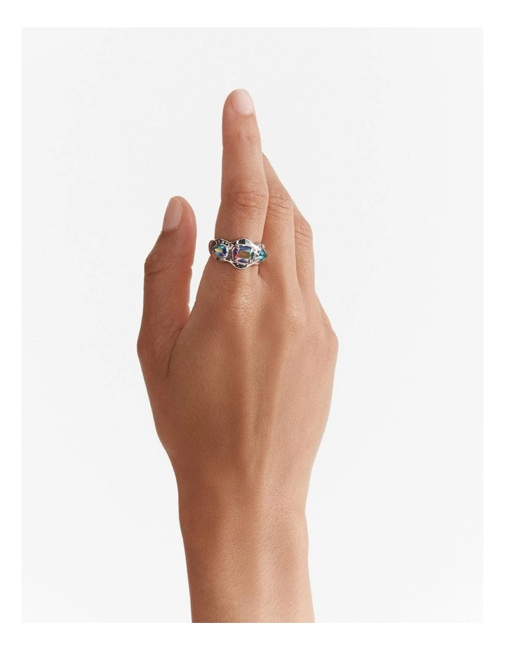 Reflective Ring in Electric Pink