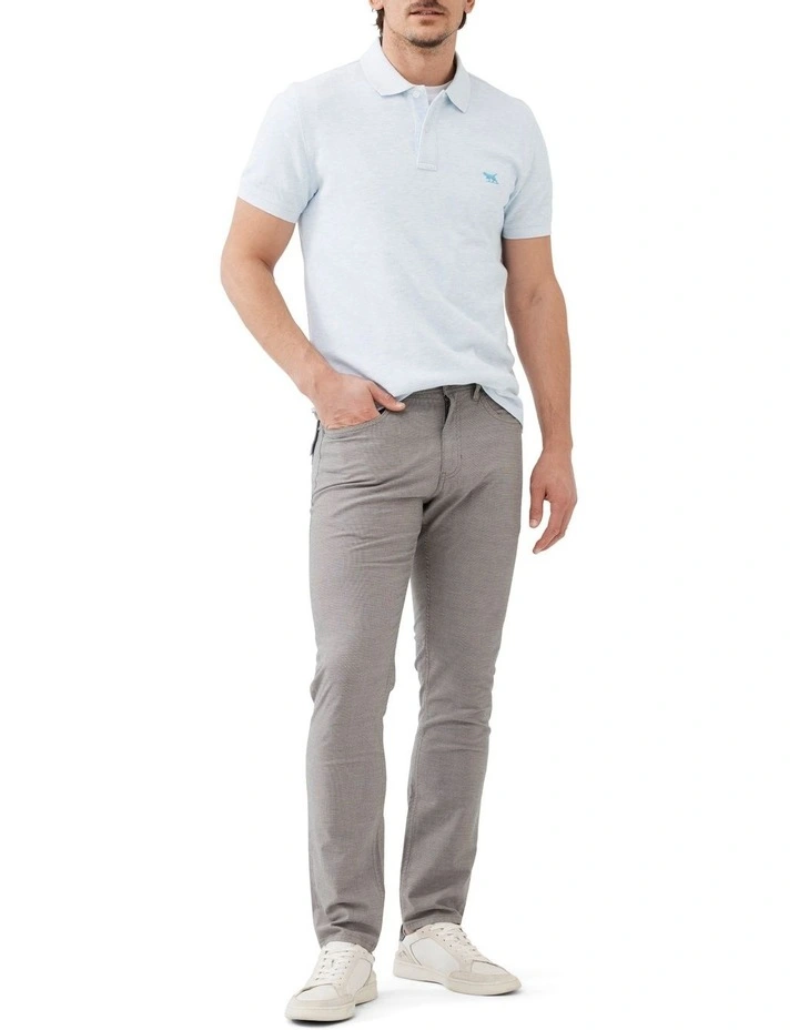 Leg Jeans Straight Fit Long in Latte