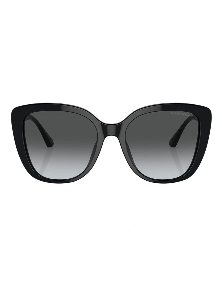 Polarised EA4214U Sunglasses in Black