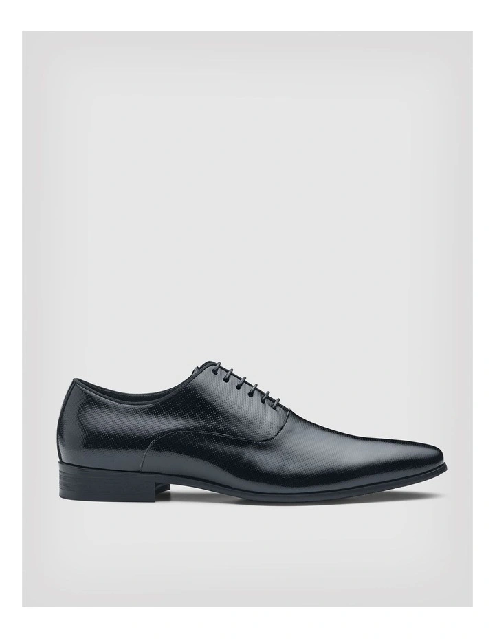 Patent Leather Oxford Dress Shoe in Black