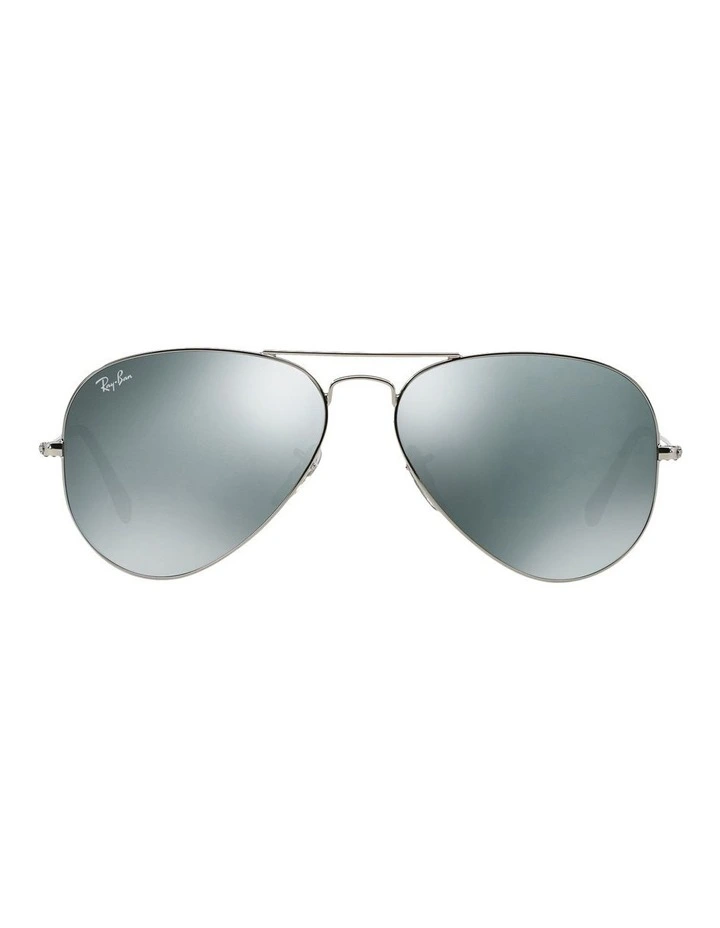 Aviator Mirror Silver RB3025 Sunglasses