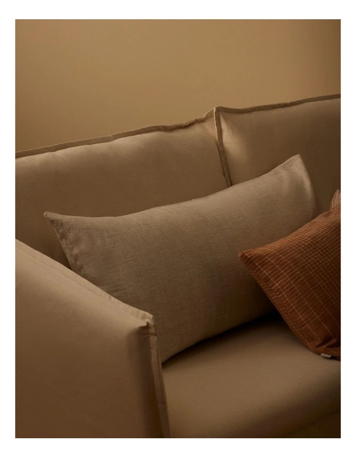 Cove Linen 50x100 Cushion in Natural