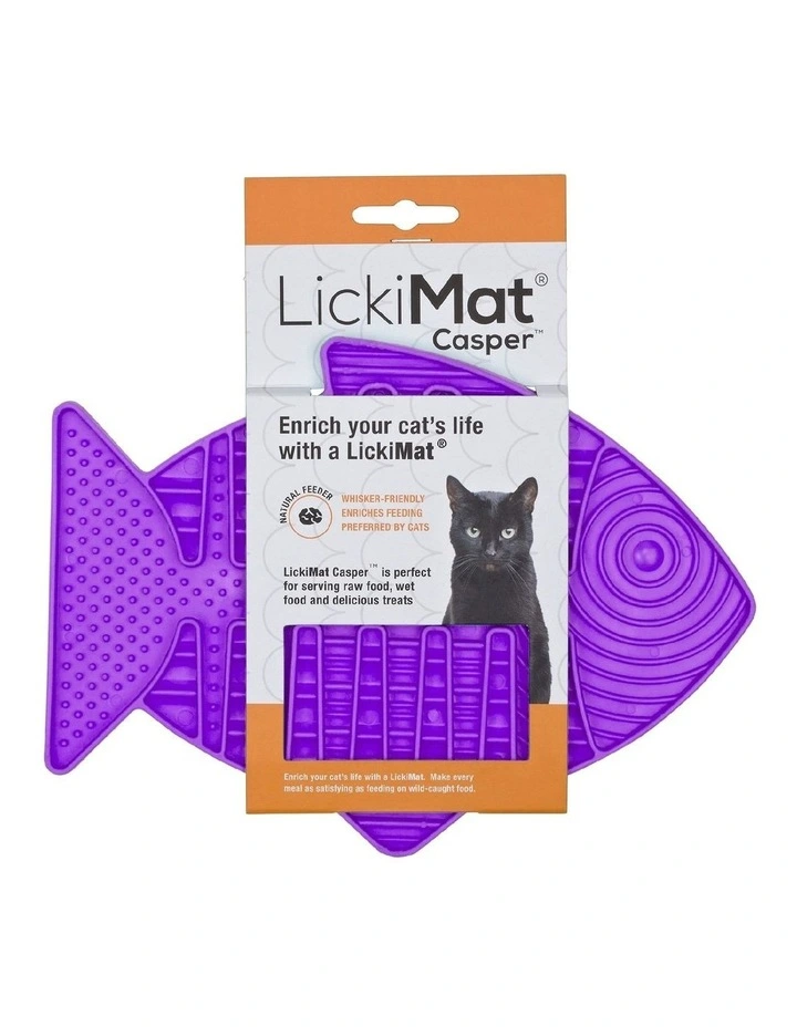 Casper Slow Food Bowl for Cats in Purple