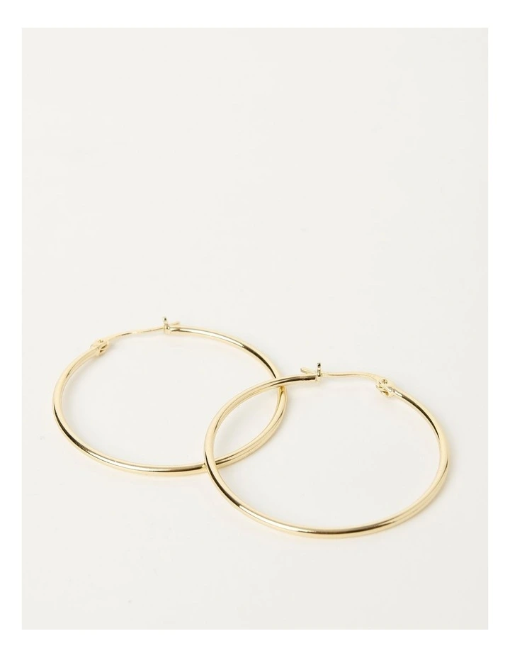 40mm Hoop Earring in Gold