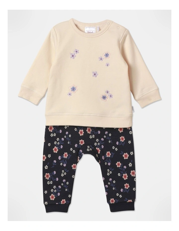 Tracksuit Set in Cream