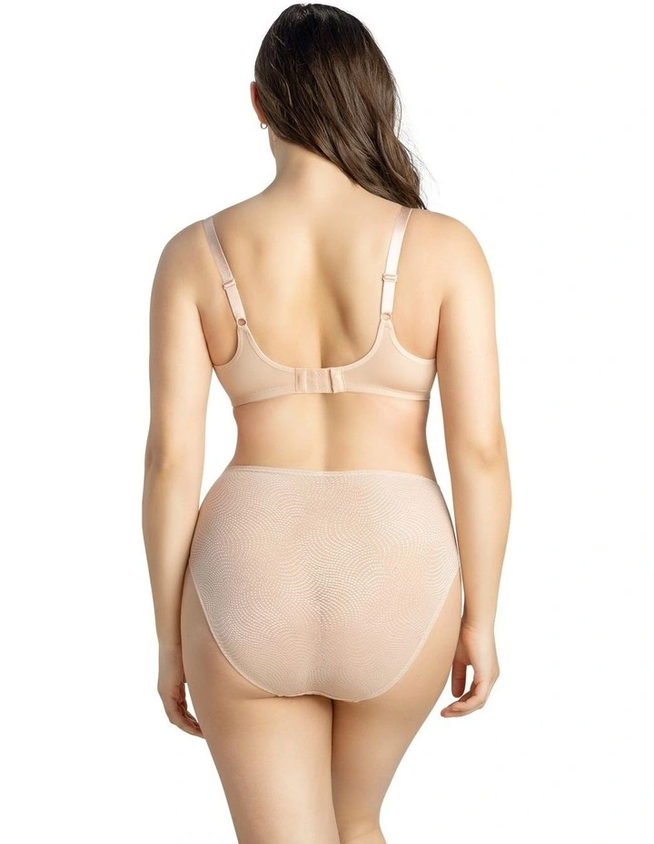 Pearl Underwire Seamless Minimiser Bra in Beige