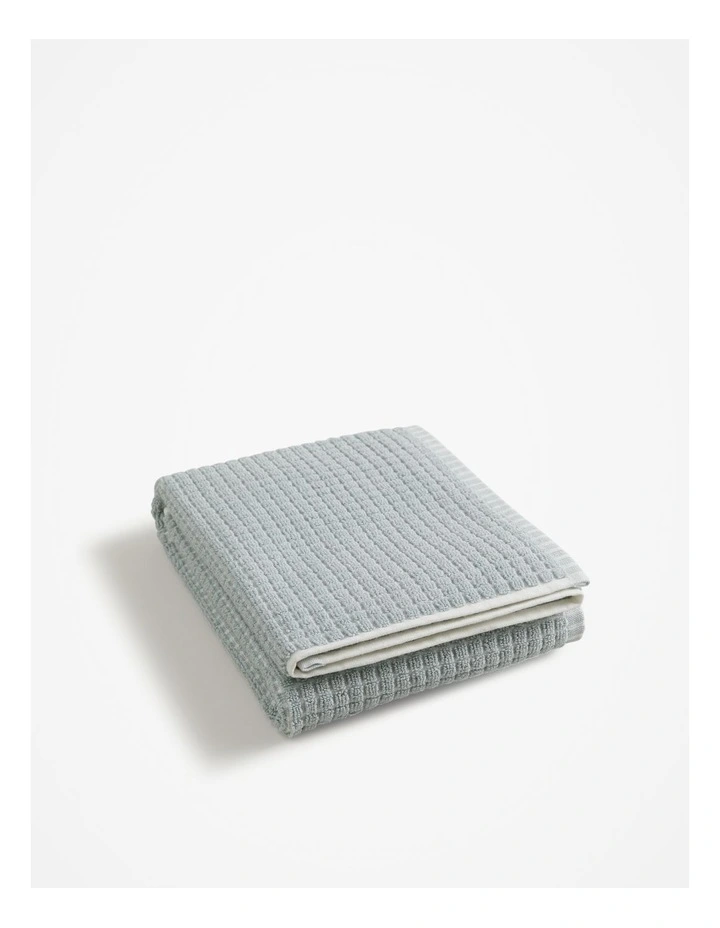 Luma Australian Cotton Bath Mat in Pale Chambray