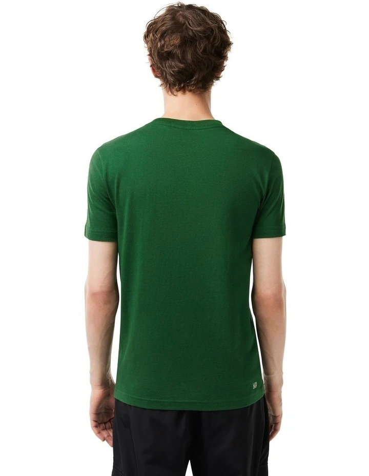 Big Croc T-shirt in Green/White