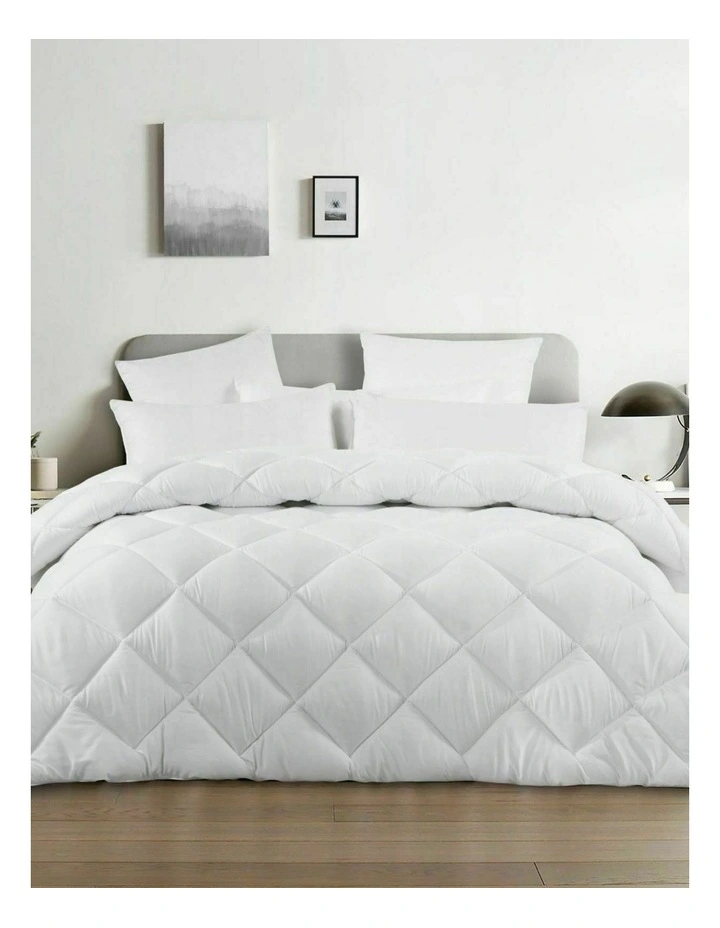All Season Microfibre Quilt in White