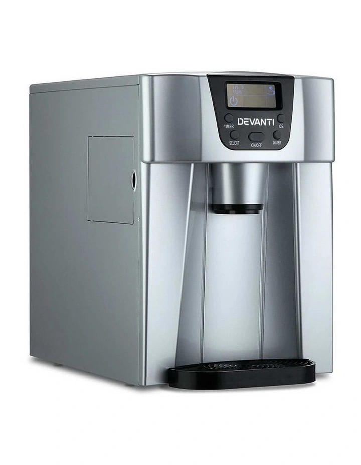 2L Portable Ice Cuber Maker & Water Dispenser