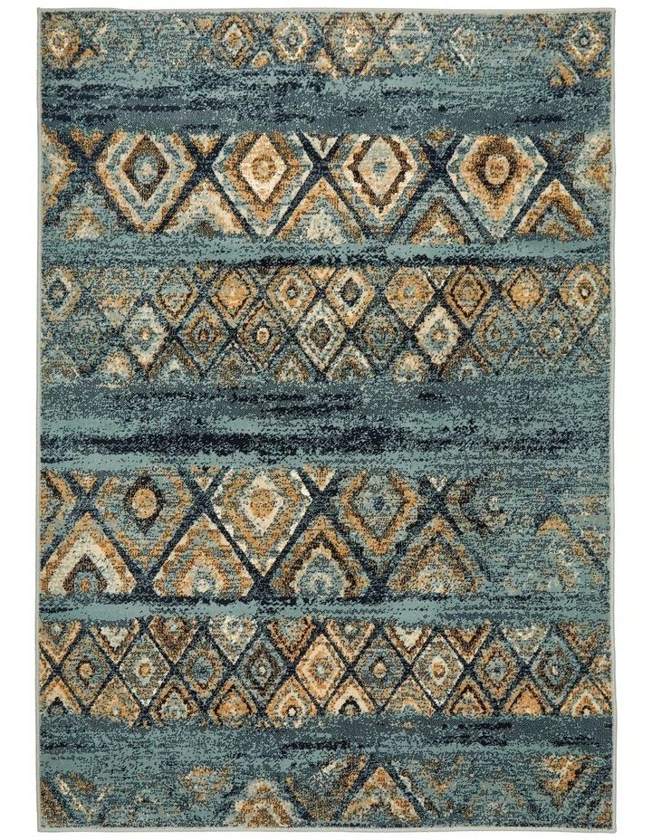 Oxford Mayfair Contrast Blue Rug