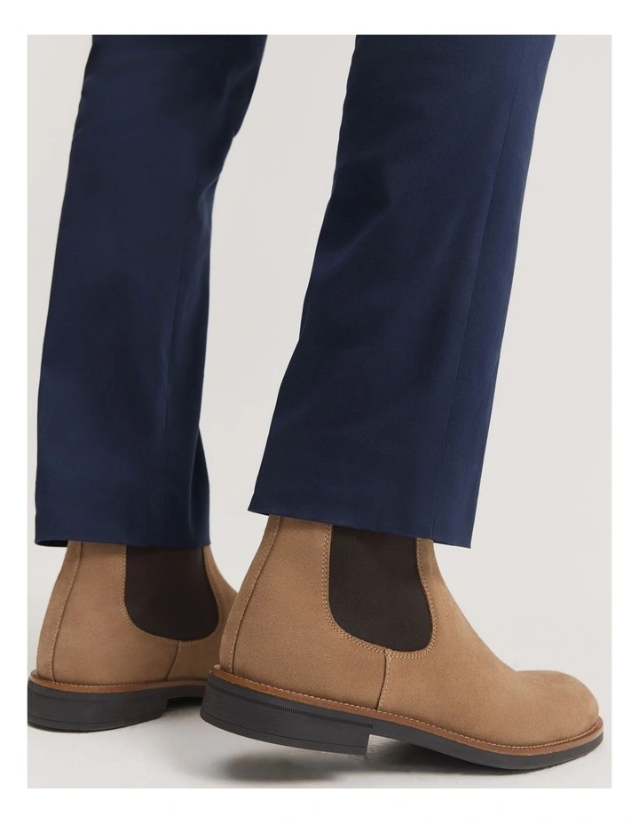 Suede Pull-on Boot in Bracken
