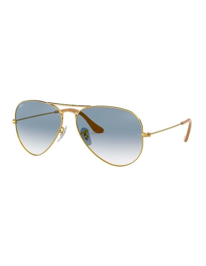 Aviator Gradient Gold RB3025 Sunglasses