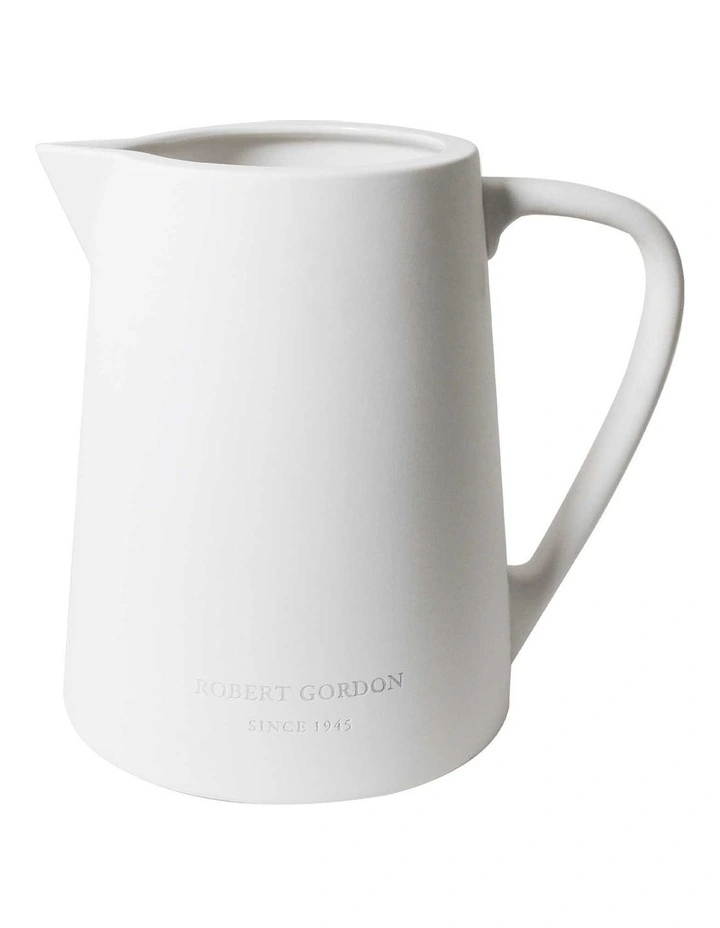 Silhouette Etched Jug 2.6L in White