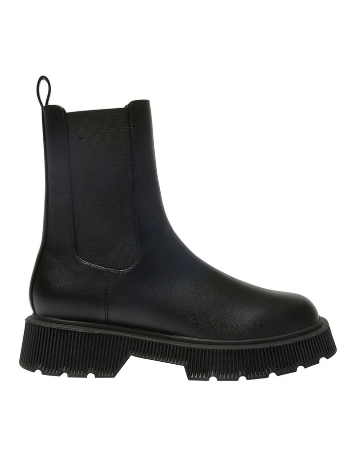 Galaxy Boots in Black Smooth
