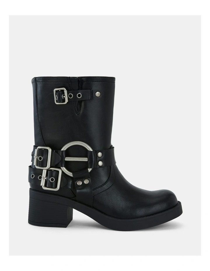 Dafra Biker Boots in Black