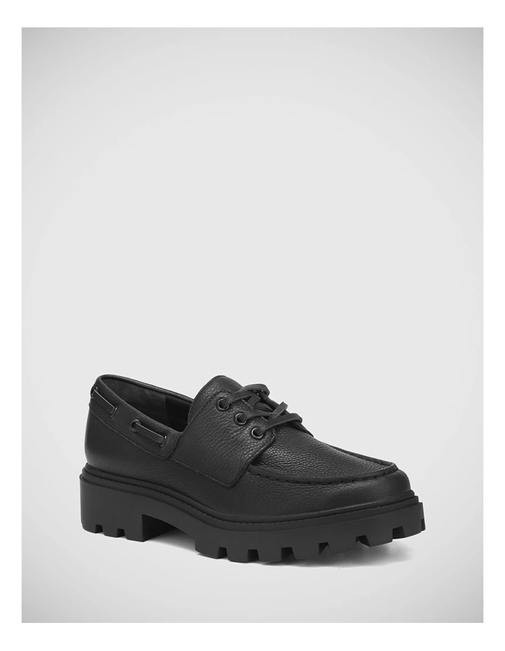 Fiorentina Leather Brogue in Black