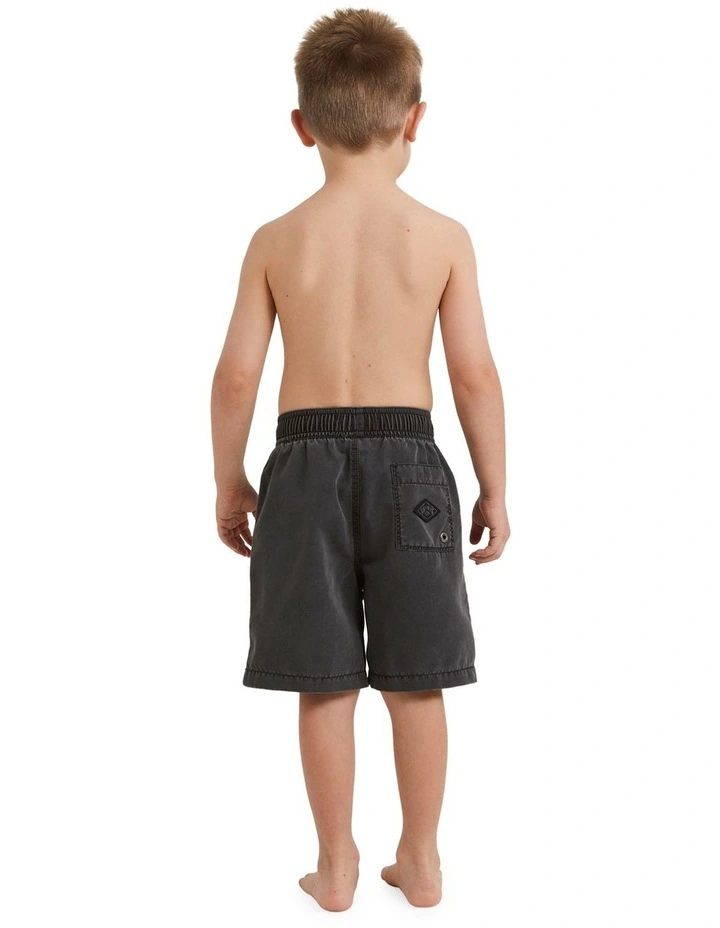 All Day Overdye Layback Boardshorts in Black