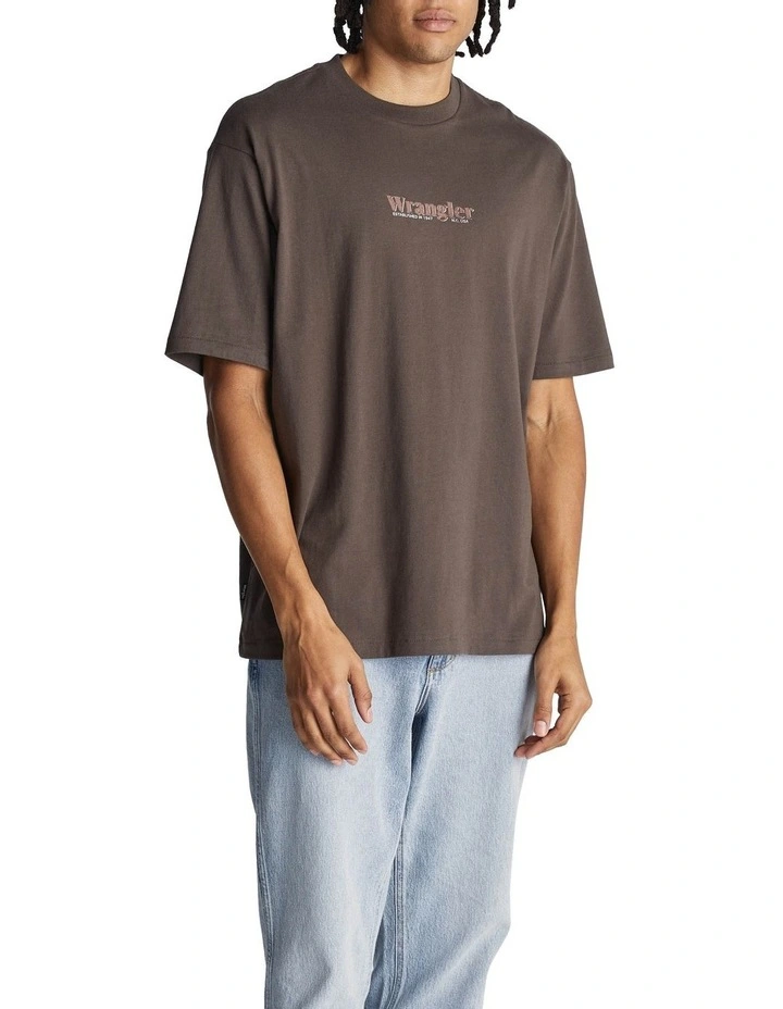 Statement Slacker Tee in Slate