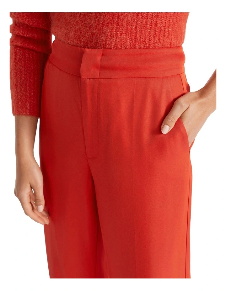 Wide Leg Pant in Chilli