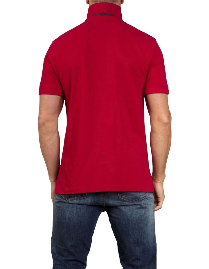 Organic Cotton Regular Fit Signature Polo Red