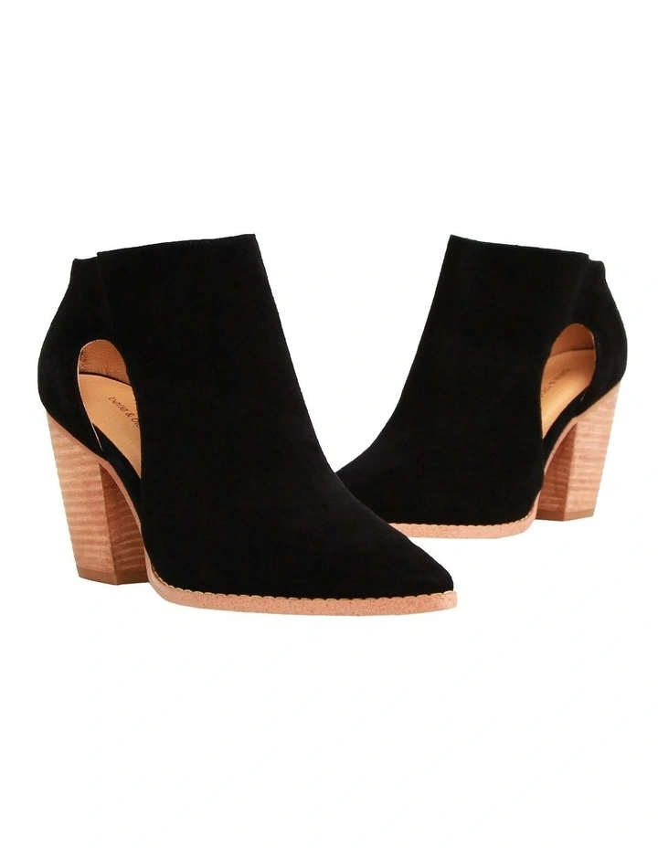 Midnight Special Black Suede Ankle Boot
